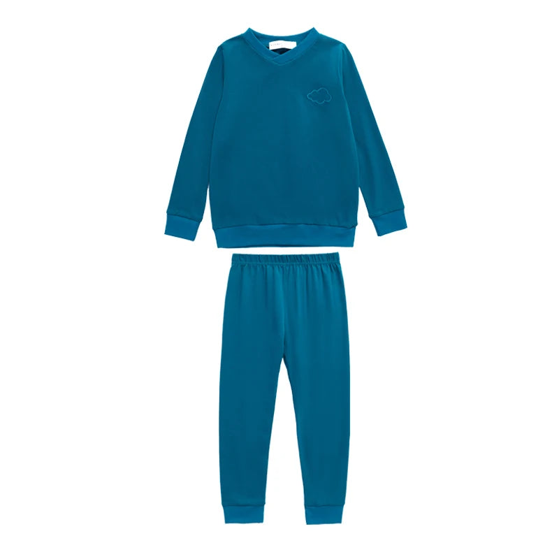 AS 2025 baby girl boy set baby cloud embroider set fashion kids clothes