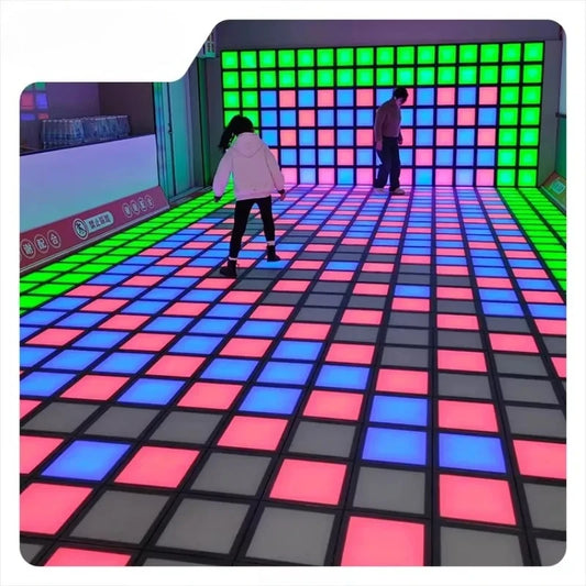 Popular Amusement Park Equipment Interactive Games Hopscotch Floor Games Indoor Immersive AR Kids Game Led Floor