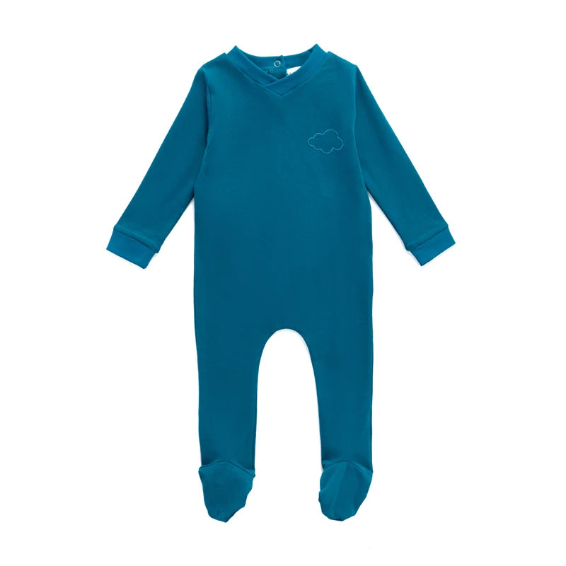 AS 2025 baby girl boy set baby cloud embroider set fashion kids clothes