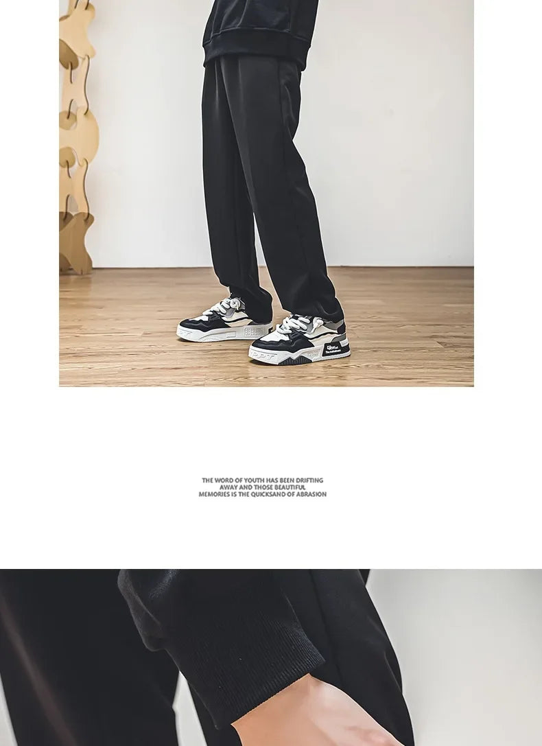 Mens Sneakers Thick Sole Casual Vulcanized Shoes Brand Anti-slip Sports Walking Shoes for Men Tennis Shoes Baskets Pour Hommes